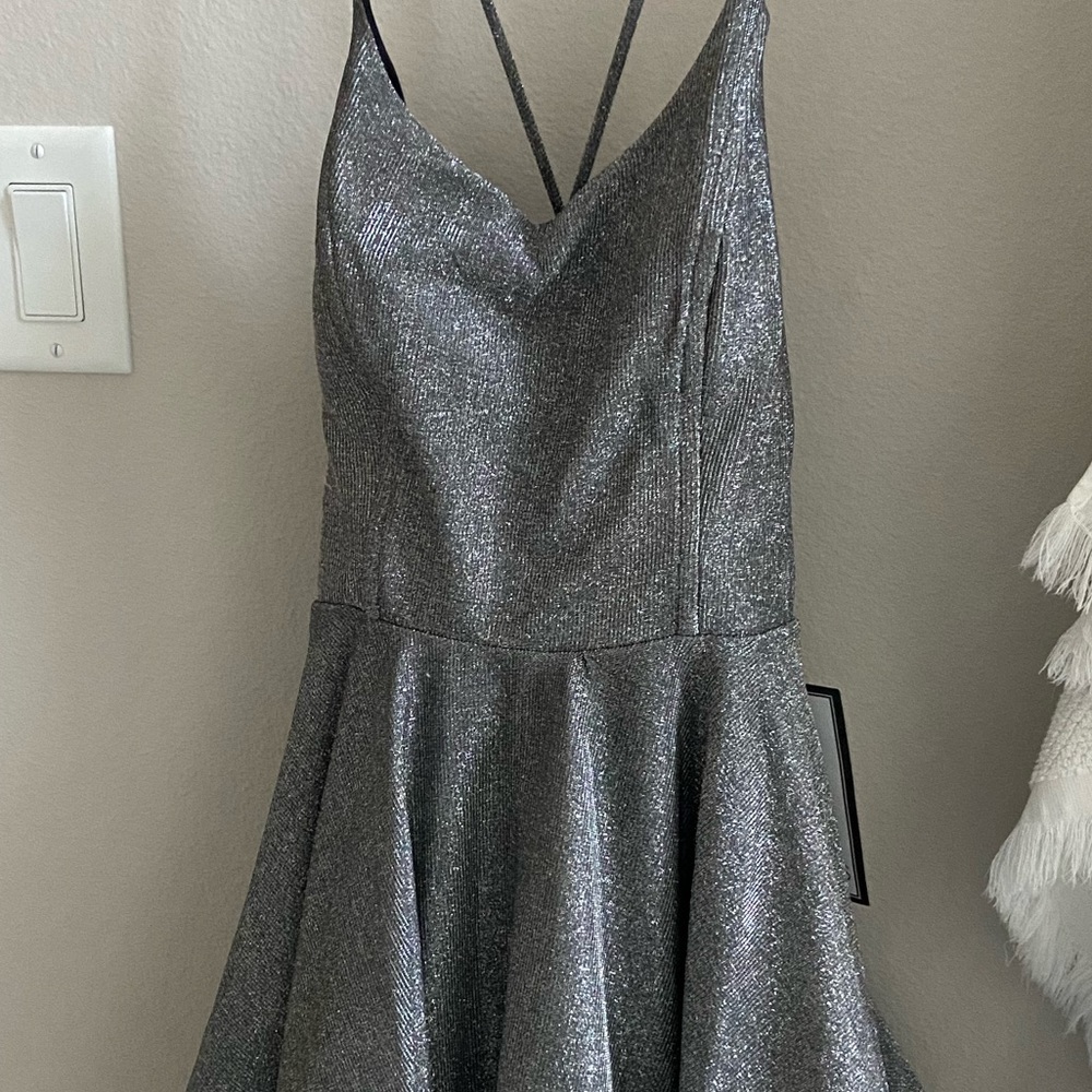 Dress silver new with tags from macys size 7